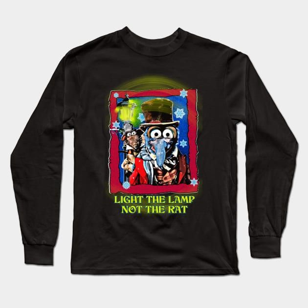 Christmas Carol - Gonzo & Rizzo Long Sleeve T-Shirt by HORASFARAS